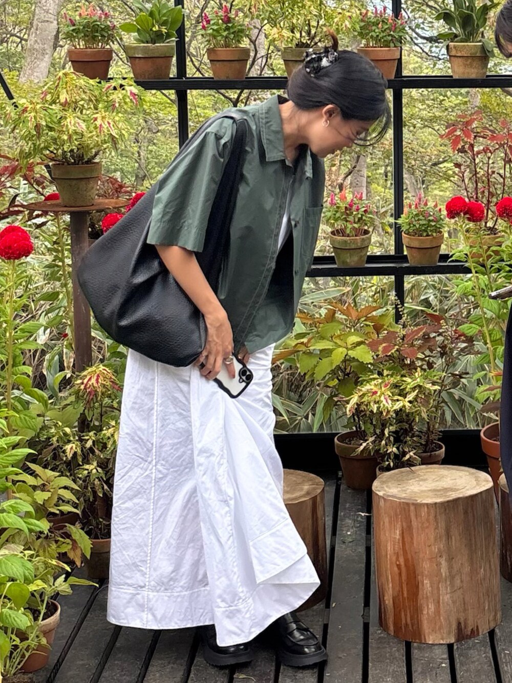 6（ロク）の「＜6(ROKU)＞PIKO STITCH SHORT SLEEVE SHIRT/シャツ