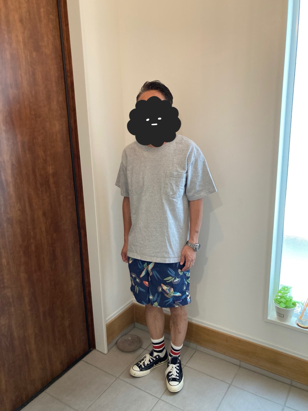 Patagonia　バギーズロング　波模様 メンズ パタゴニア(patagonia) Men's Baggies Longs - 7 in.(メンズ