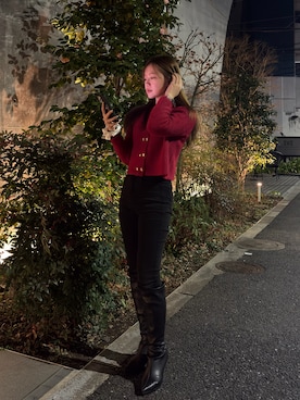 「efill（エフィル）のアイテム」を使った、monachaaan23さん（レディース・154cm）の冬コーディネート