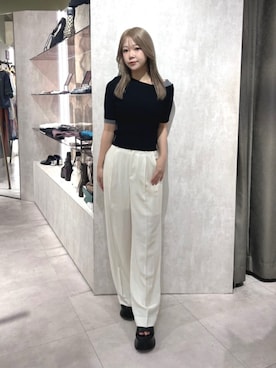 上竹七咲さん(レディース・152cm)の夏コーディネート