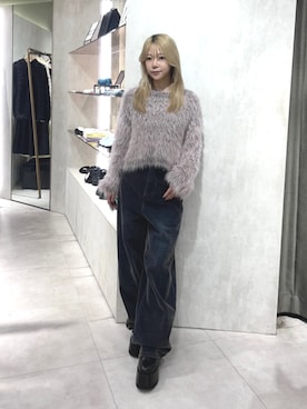 上竹七咲さん(レディース・152cm)の秋コーディネート