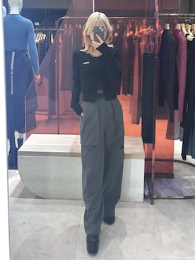 上竹七咲さん（レディース・152cm）の春コーディネート