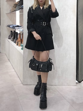 「murua」｜上竹七咲さん（レディース・152cm）の春コーディネート
