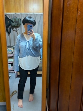 「Honeys（ハニーズ）のアイテム」を使った、タタタさん（レディース・154cm）の夏コーディネート
