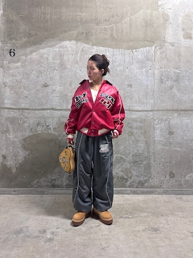 「AVIREX（アヴィレックス）のアイテム（パンツ）」を使った、yosea0225さん（レディース・149cm）の春コーディネート