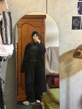 「Quiksilver（クイックシルバー）のアイテム」を使った、LH.zoneさん（レディース・166cm）の冬コーディネート