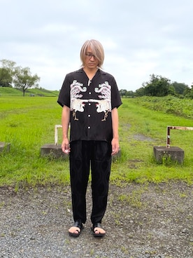 「JUTTA NEUMANN（ユッタ ヌーマン）のアイテム」を使った、Kazuさん（メンズ・175cm）の夏コーディネート