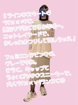 しゃかりきねこぜさん(レディース・164cm)の冬コーディネート