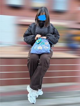 「WILLFULLY（ウィルフリー）のアイテム」を使った、しゃかりきねこぜさん（レディース・164cm）の冬コーディネート