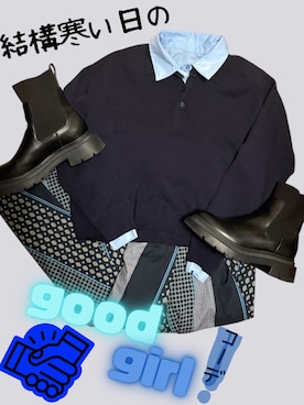 しゃかりきねこぜさん（レディース・164cm）の冬コーディネート