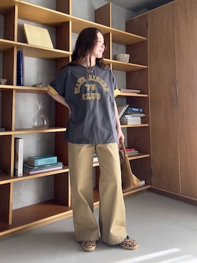「U by SPICK&SPAN（ユーバイスピックアンドスパン）のアイテム」を使った、ayakaさん（レディース・158cm）の春コーディネート