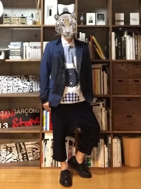 「JUNYA WATANABE MAN（ジュンヤワタナベマン）のアイテム（テーラードジャケット）」を使った、 dull_1068さん（メンズ・170cm）の秋コーディネート