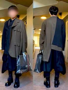 「COMME des GARCONS（コムデギャルソン）のアイテム」を使った、 dull_1068さん（メンズ・170cm）の冬コーディネート
