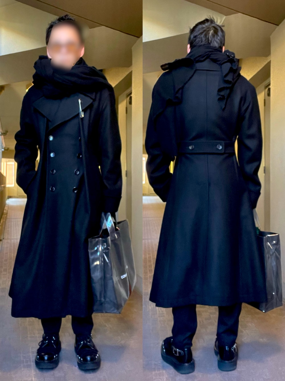 Comme des garcons homme plus★ライダース　トレンチ Comme des garcons homme plus☆ライダース トレンチ ジャケット