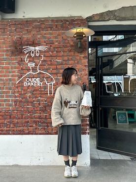 「アイテム（スカート）」を使った、eimkumaさん（レディース・156cm・20代）の秋コーディネート