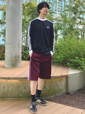 「ジャージ」｜YNさん（メンズ・175cm）の春コーディネート