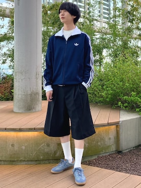 「ジャージ」｜YNさん（メンズ・175cm）の春コーディネート