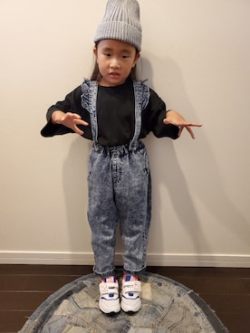 HANさん（キッズ・120cm）の秋コーディネート