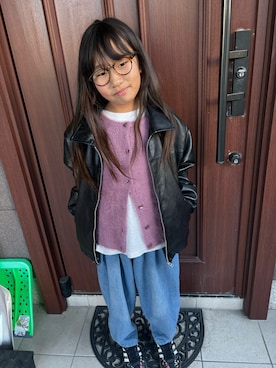 HANさん（キッズ・132cm）の春コーディネート