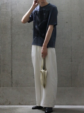 「Lui's（ルイス）のアイテム（シューズ）」を使った、r.kobata1204さん（メンズ・182cm）の夏コーディネート