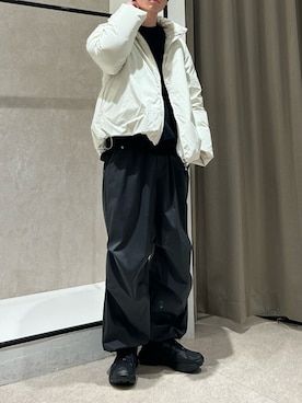 「Lui's（ルイス）のアイテム（ダウンジャケット/コート）」を使った、r.kobata1204さん（メンズ・182cm）の秋コーディネート