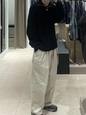 「ESSAY（エッセイ）のアイテム（パンツ）」を使った、r.kobata1204さん（メンズ・182cm）の秋コーディネート