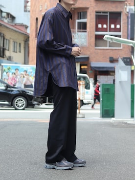 「ロングシャツ」｜r.kobata1204さん（メンズ・182cm・20代）の夏コーディネート