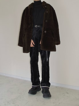 「Chaos（カオス）のアイテム（ジャケット/アウター）」を使った、橋本さん（メンズ・174cm）の冬コーディネート
