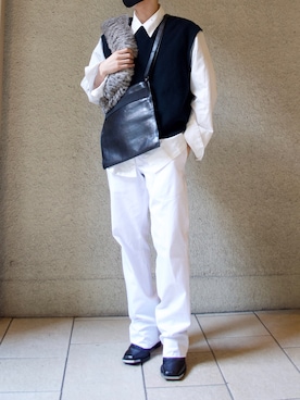 「PATRICK STEPHAN（パトリックステファン）のアイテム」を使った、橋本さん（メンズ・174cm）の秋コーディネート
