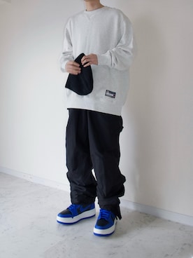 「Palace Skateboards（パレススケートボード）のアイテム」を使った、橋本さん（メンズ・174cm）の秋コーディネート