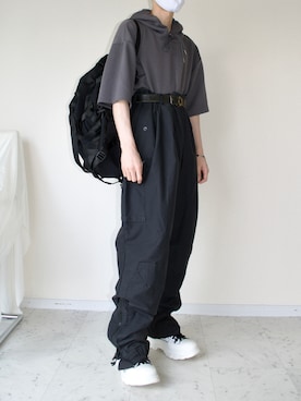 「LORINZA(ロリンザ)のアイテム」を使った、橋本さん(メンズ・174cm)の夏コーディネート