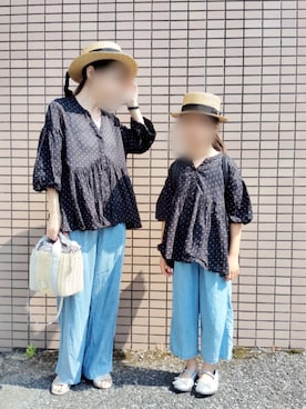 「devirock（デビロック）のアイテム」を使った、yur★takさん（キッズ・130cm）の夏コーディネート