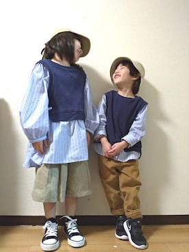 yur★takさん（キッズ・110cm）の春コーディネート