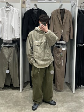 「Instagramもよかったらよろしくお願いします🙇」｜ヤマグチさん（メンズ・178cm）の春コーディネート