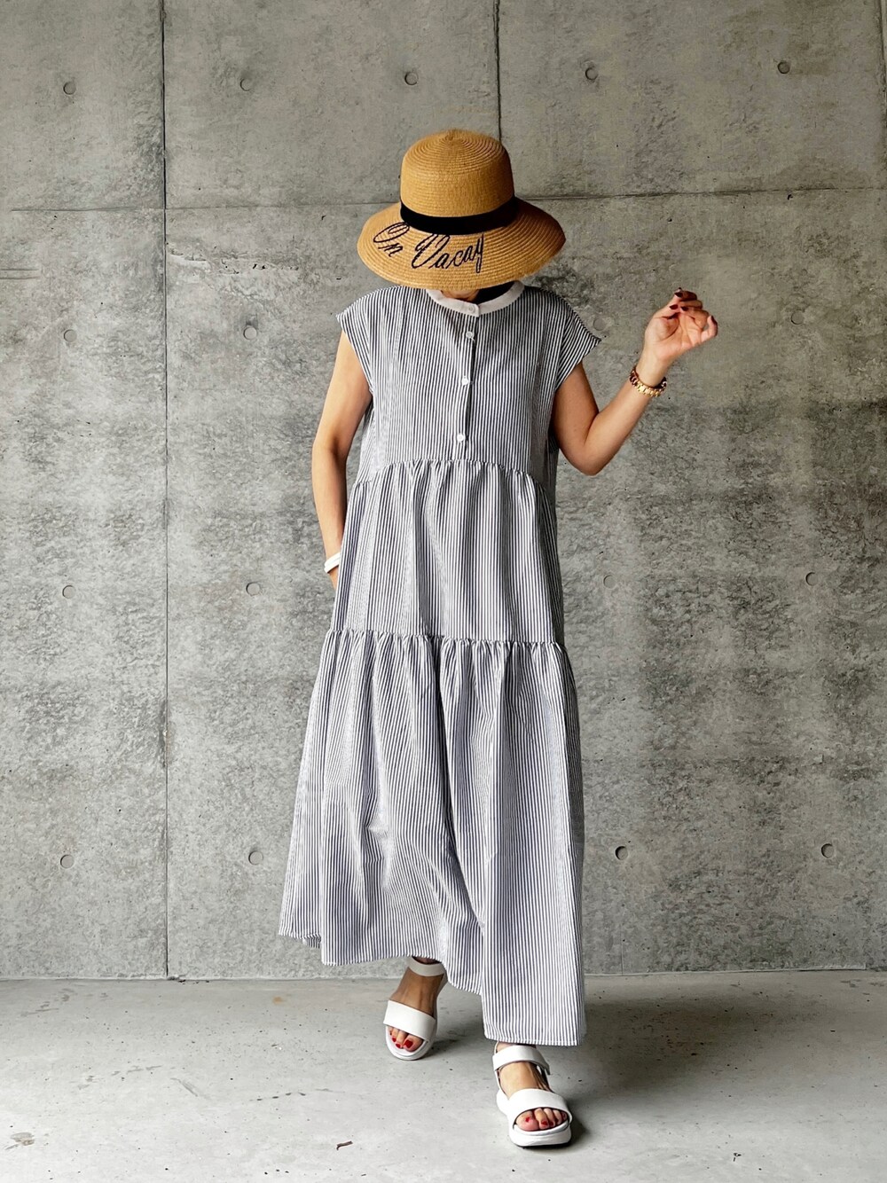 dazzlin バックリボンティアードコンビワンピース dazzlin バック