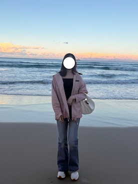 「ESSENTIAL（エッセンシャル）のアイテム」を使った、Mmmさん（レディース・168cm）の夏コーディネート