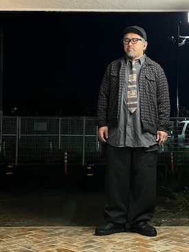 「アイテム（フォーマルスーツ/小物）」を使った、gottusoさん（メンズ・179cm）の秋コーディネート