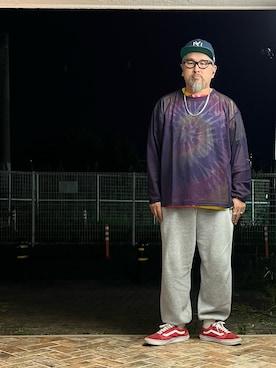 「VINTAGE（ヴィンテージ）のアイテム（Tシャツ/カットソー）」を使った、gottusoさん（メンズ・179cm）の秋コーディネート