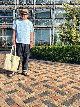 「Mark Gonzales（マーク・ゴンザレス）のアイテム」を使った、gottusoさん（メンズ・179cm）の夏コーディネート