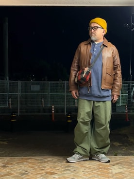 「CHROME HEARTS（クロムハーツ）のアイテム」を使った、gottusoさん（メンズ・179cm）の冬コーディネート