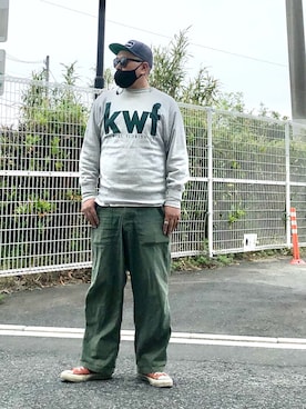 「WOLVES KILL SHEEP（ウルヴスキルシープ）のアイテム」を使った、gottusoさん（メンズ・179cm）の春コーディネート