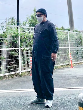 「ROTHCO（ロスコ）のアイテム（帽子）」を使った、gottusoさん（メンズ・179cm）の秋コーディネート