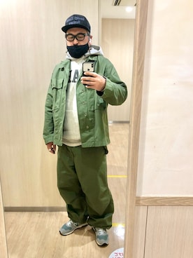 「Buzz Rickson's（バズリクソンズ）のアイテム（パーカー）」を使った、gottusoさん（メンズ・179cm）の春コーディネート