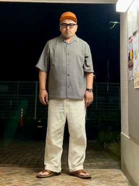 「TRADESMAN（トレーズマン）のアイテム」を使った、gottusoさん（メンズ・179cm）の夏コーディネート