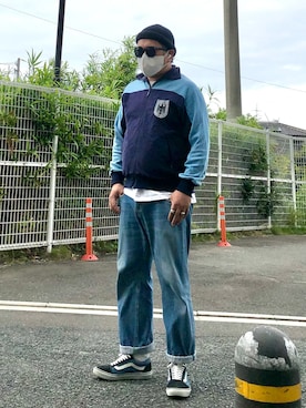 「ROTHCO（ロスコ）のアイテム（帽子）」を使った、gottusoさん（メンズ・179cm）の秋コーディネート