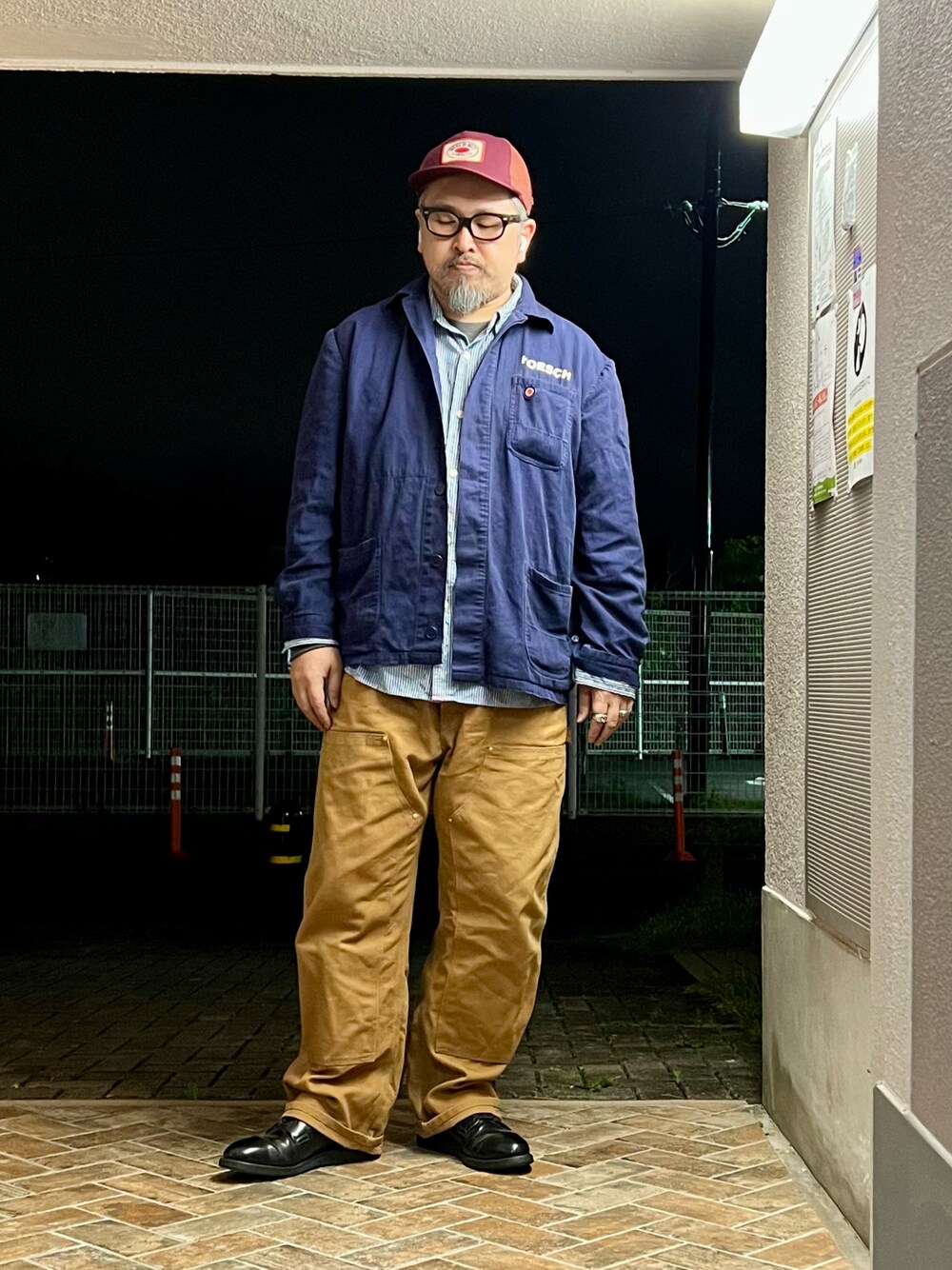 carhartt ダック ダブル ワッペン フロントワークパンツを使った人気 