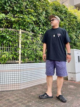 「CHROME HEARTS（クロムハーツ）のアイテム」を使った、gottusoさん（メンズ・179cm）の夏コーディネート