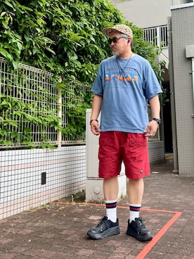 「CHROME HEARTS（クロムハーツ）のアイテム」を使った、gottusoさん（メンズ・179cm）の夏コーディネート
