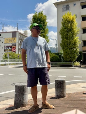 「Good On(グッドオン)のアイテム」を使った、gottusoさん(メンズ・179cm)の夏コーディネート