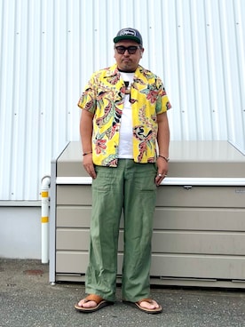 「アイテム（リング）」を使った、gottusoさん（メンズ・179cm）の夏コーディネート